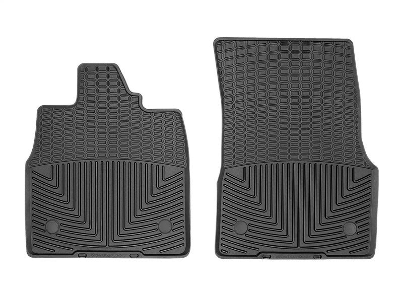 WeatherTech 2020+ Chevrolet Corvette Front Rubber Mats - Black