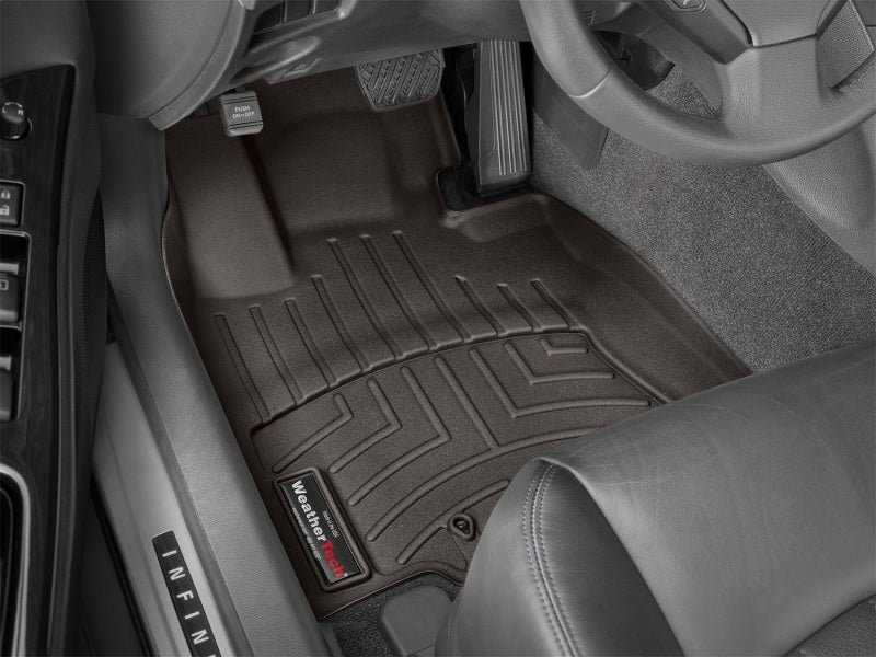 WeatherTech 2008-2013 Infiniti EX35 Front FloorLiner - Cocoa