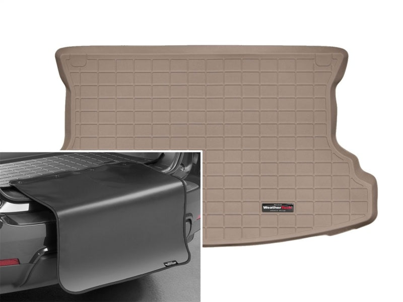 WeatherTech 2010 Hyundai Tucson Cargo Liners w/ Bumper Protector - Tan