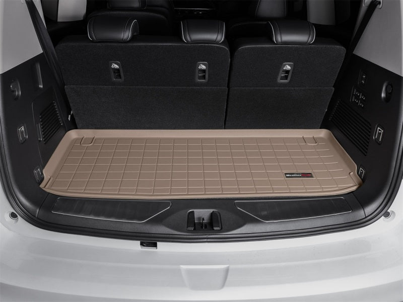 WeatherTech 25-26 Infiniti QX80 Behind 2nd Row Cargo Liners - Tan