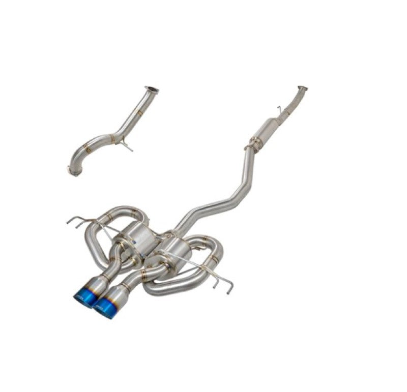 Remark 17-21 Honda Civic Type-R (FK8) Sports Touring Titanium Cat-Back Exhaust w/ Front Pipe