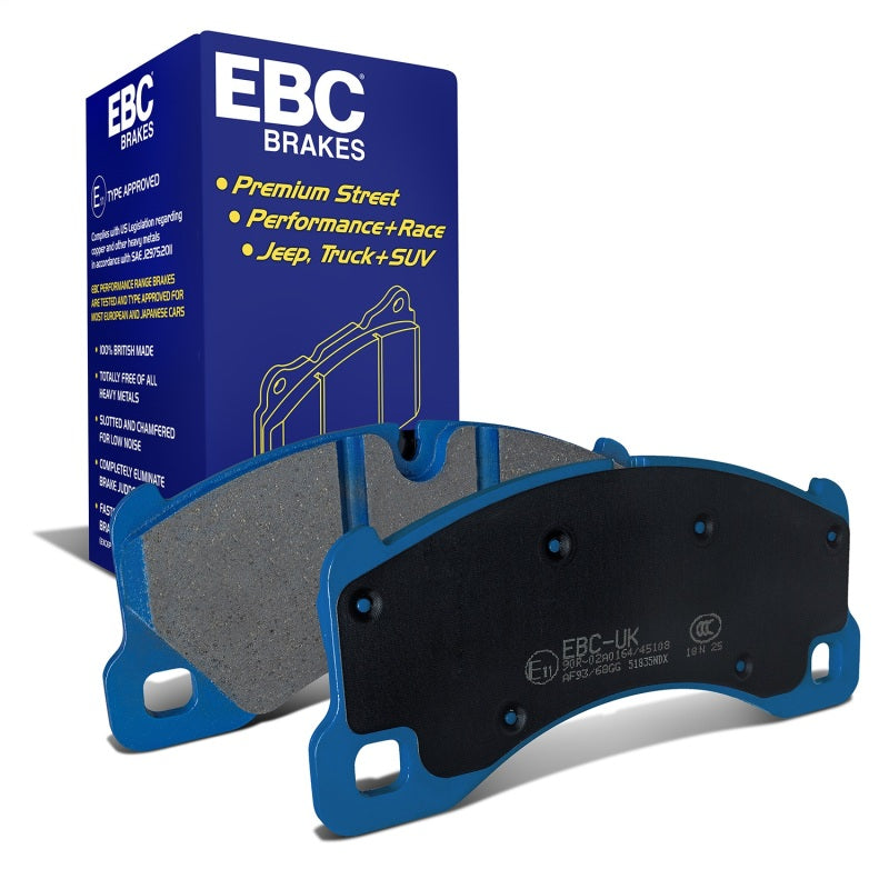 EBC 10+ Porsche Cayenne 3.0 Supercharged Hybrid Bluestuff Front Brake Pads
