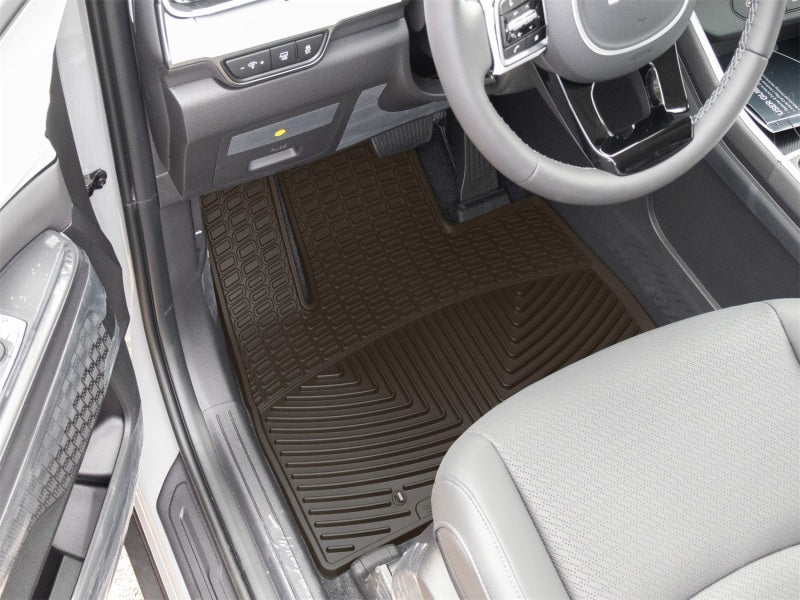 WeatherTech 22-26 Kia Carnival 1st Row Front All-Weather Floor Mats - Cocoa