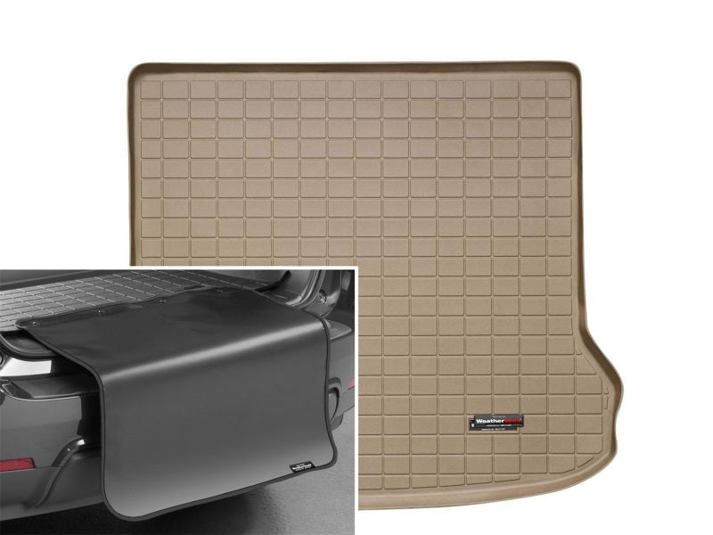 WeatherTech 08-10 Volvo V70 Cargo Liners w/ Bumper Protector - Tan