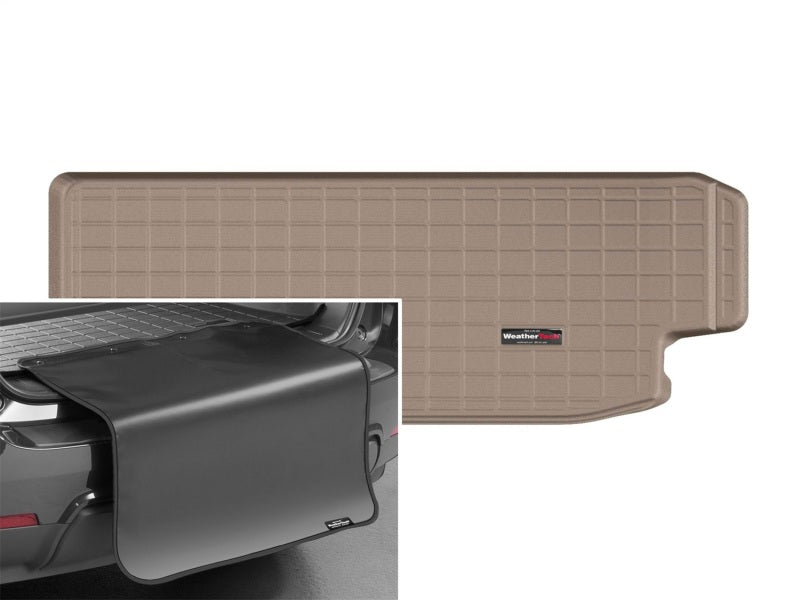 WeatherTech 2019+ Subaru Ascent Cargo With Bumper Protector - Tan