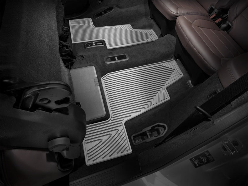 WeatherTech 13+ Mercedes-Benz GL-Class Rear Rubber Mats - Grey