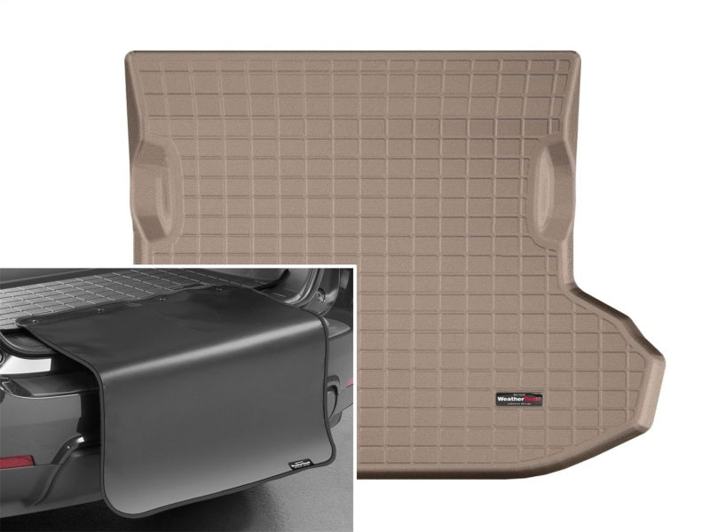 WeatherTech 2015+ Subaru Legacy Cargo Liners w/ Bumper Protector - Tan