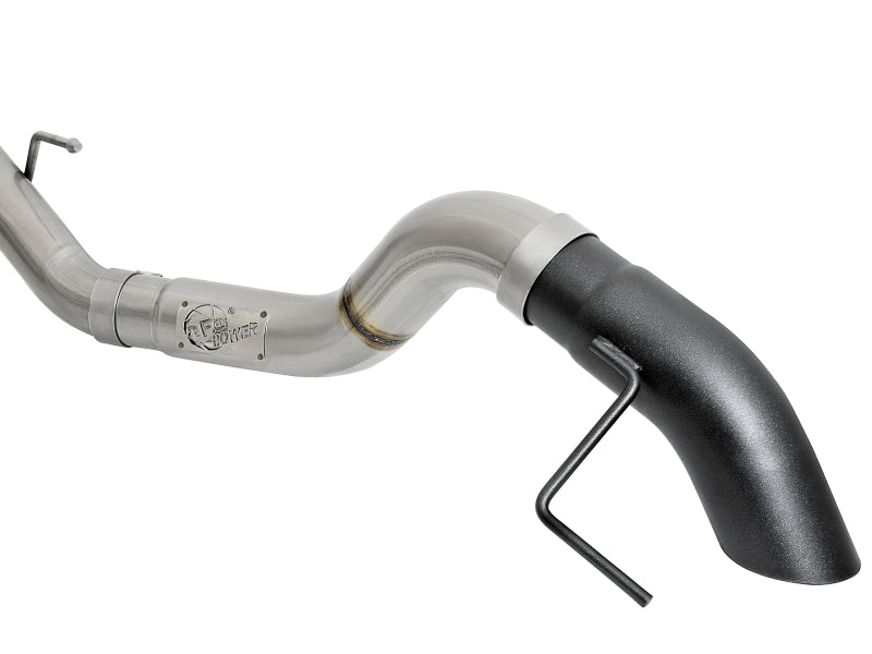 aFe MACH Force-Xp Cat-Back Exhaust w/Dual Hi-Tuck Tips Black 17-18 Ford F-150 Raptor V6-3.5L (tt)