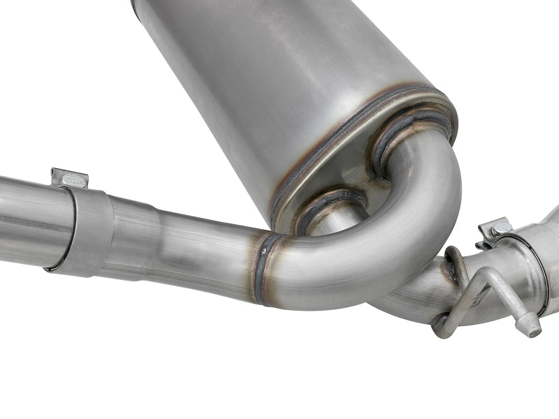 aFe Rebel Series 2.5in 409 SS Cat-Back Exhaust w/ Polished Tips 07+ Jeep Wrangler (JK) V6 3.6L/3.8L