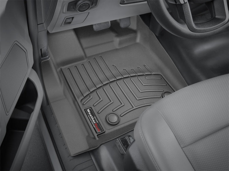 WeatherTech 2016+ Ford F-150 Regular Cab w/ Vinyl Floors Front FloorLiner - Black