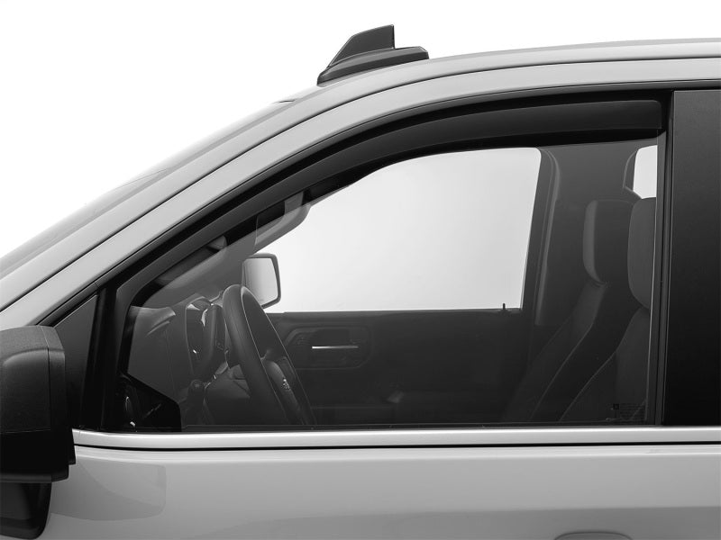 WeatherTech 19-26 Chevrolet Silverado Front Front Side Window Deflectors 2pc - Matte Blk
