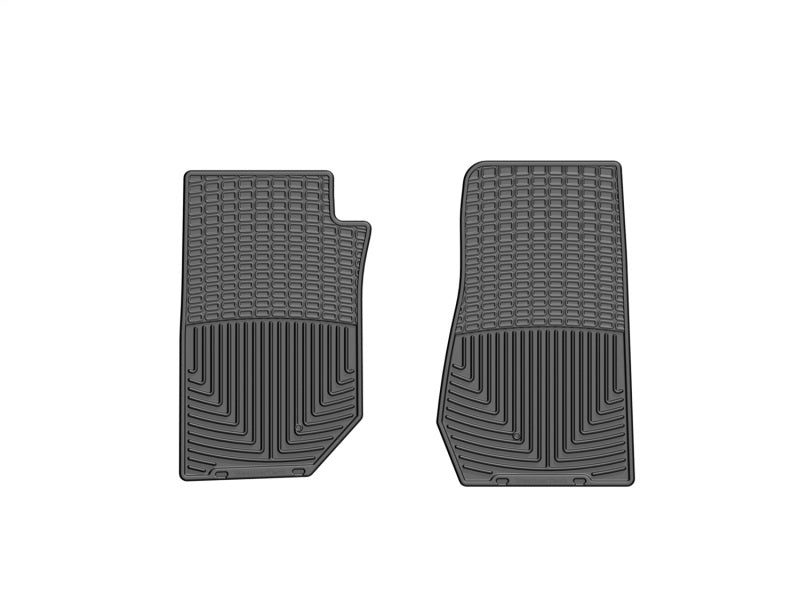 WeatherTech 07-13 Jeep Wrangler Front Rubber Mats - Black