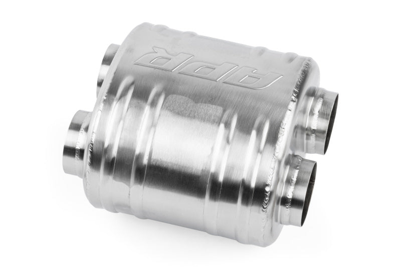 APR Premium Sound Absorption Muffler - Dual 63.5mm (2.5in) - Oval Body 220mm x 169mm x 211mm
