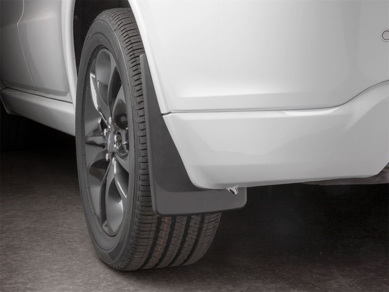 WeatherTech 11-21 Dodge Durango Rear No Drill Mudflaps - Black
