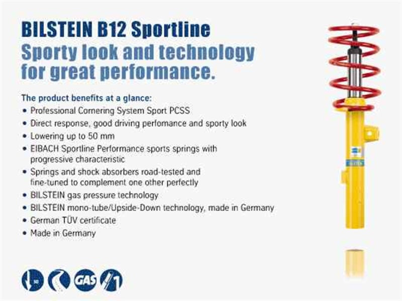 Bilstein B12 1996 Volkswagen Golf Atlanta Front and Rear Suspension Kit