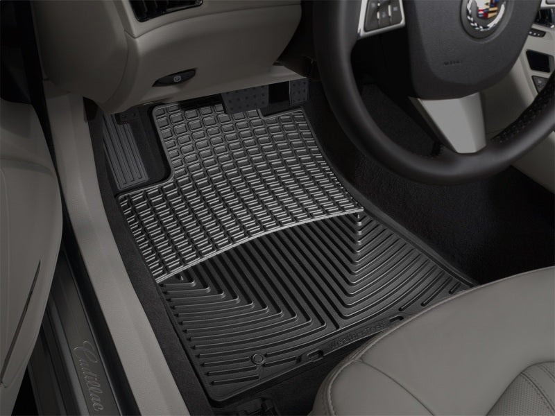 WeatherTech 08-10 Cadillac CTS Front Rubber Mats - Black