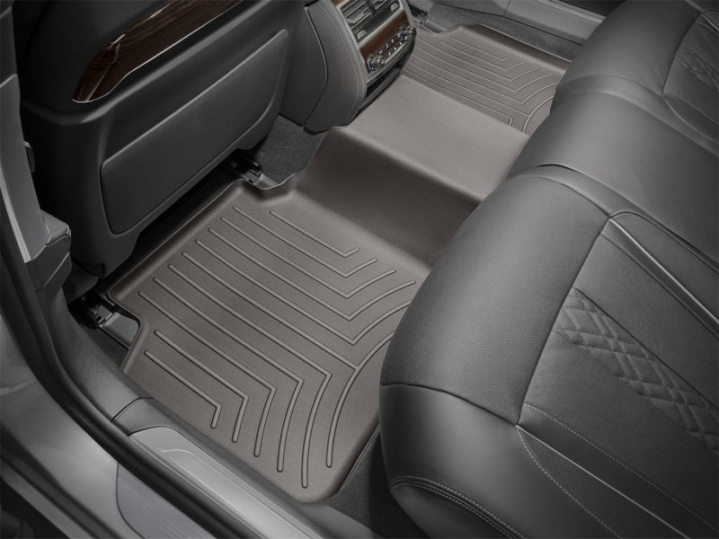 WeatherTech 2016+ BMW 7-Series Rear FloorLiner - Cocoa