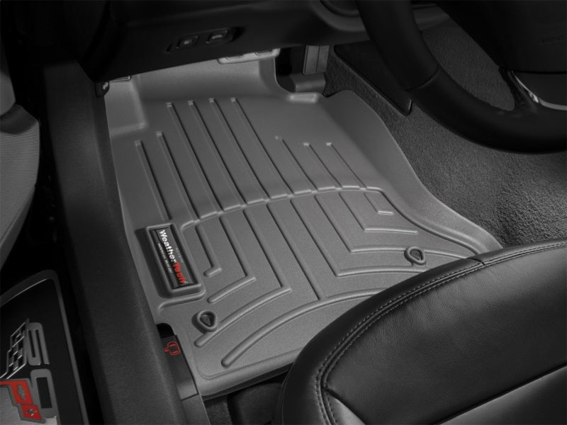 WeatherTech 12-13 Chevrolet Corvette Front FloorLiner - Grey