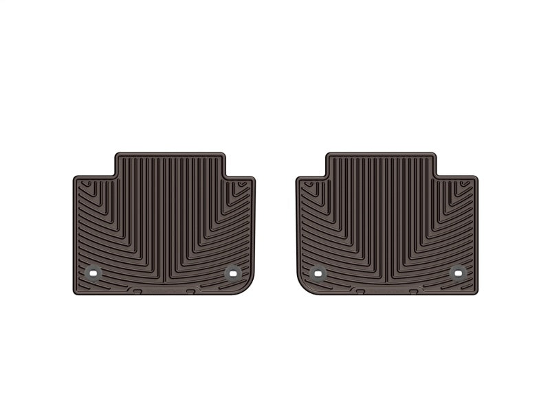 WeatherTech 2013+ Lexus GS Rear Rubber Mats - Cocoa