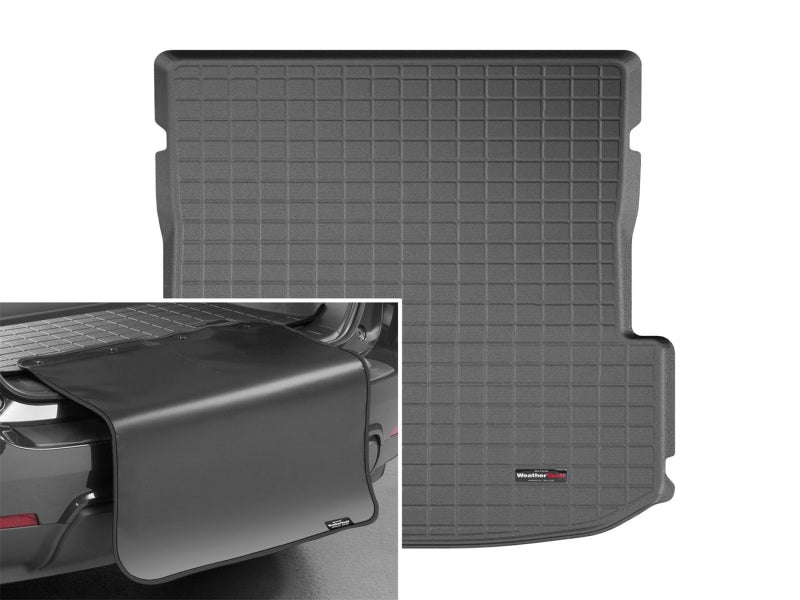 WeatherTech 2020+ Hyundai Palisade Cargo With Bumper Protector - Black