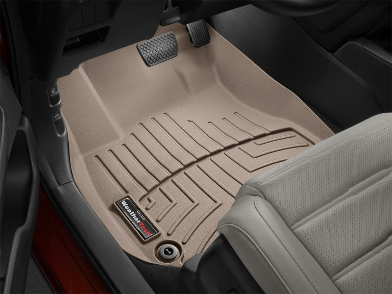 WeatherTech 2017+ Honda CR-V Front FloorLiner - Tan (Fits Both 2WD and AWD)