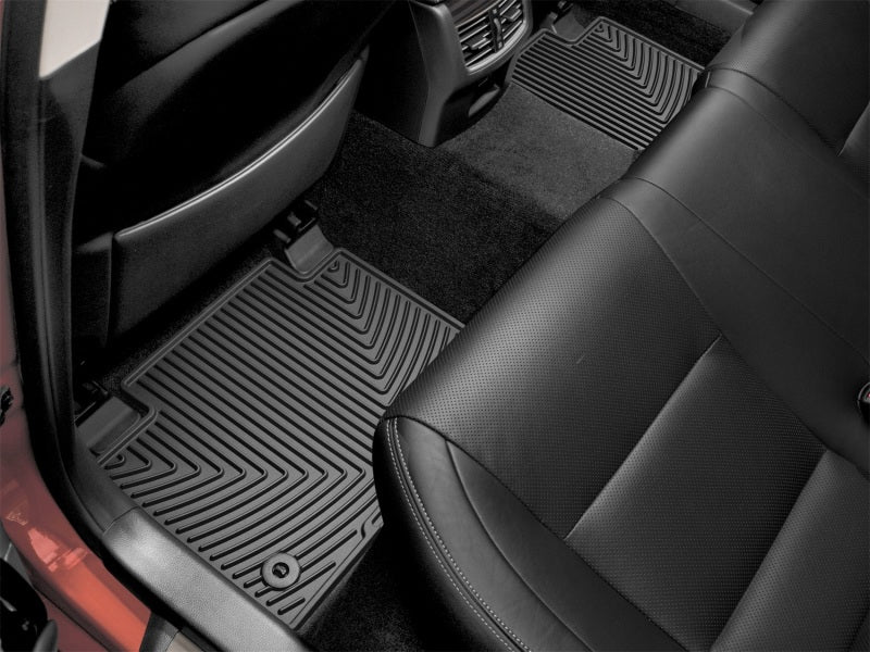 WeatherTech 13+ Lexus GS Rear Rubber Mats - Black
