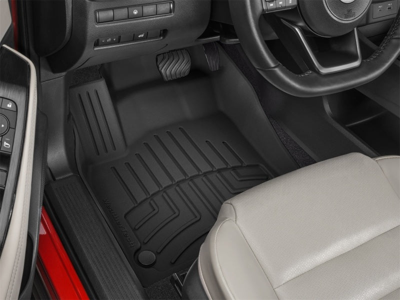 WeatherTech 2021+ Nissan Rogue Front FloorLiner HP - Black