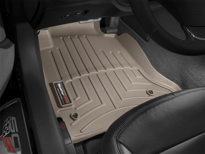WeatherTech 12-13 Chevrolet Corvette Front FloorLiner - Tan