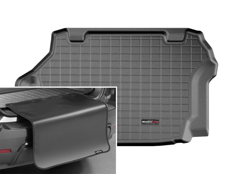 WeatherTech 2013+ Lexus ES Hybrid Cargo Liner w/Bumper Protector - Black