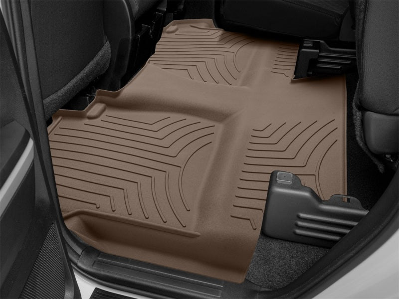 WeatherTech 14-21 Toyota Tundra DC w/Carpeted Floor Rear FloorLiner HP - Tan