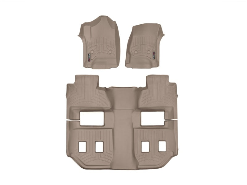 WeatherTech 2017+ Audi A4 (Sedan) Front & Rear FloorLiner - Tan