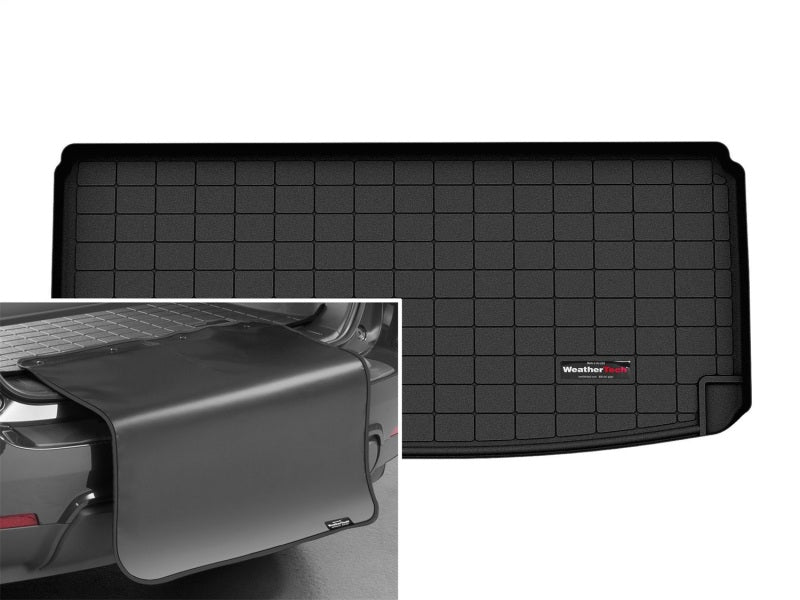WeatherTech 22-24 Acura MDX Cargo Liner w/ Bumper Protector - Black