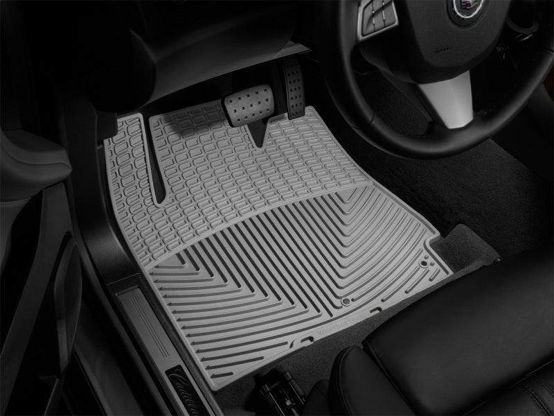 WeatherTech 10+ Cadillac SRX Front Rubber Mats - Grey