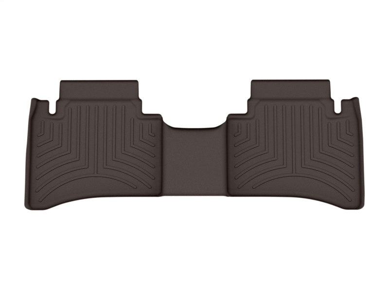 WeatherTech 2022+ Mercedes-Benz EQS (w/ Rear Seat Wireless Charging) Rear FloorLiner - Cocoa