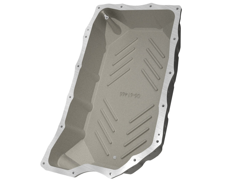 aFe GM Diesel Trucks 20-25 V8-6.6L L5P POWER Street Series Transmission Pan Raw w/ Machined Fins