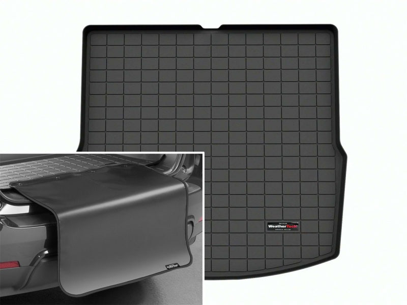 WeatherTech 21-22 Polestar 2 Cargo Liner w/Bumper Protector - Black