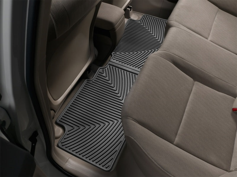 WeatherTech 06-11 Honda Civic Sedan Rear Rubber Mats - Black