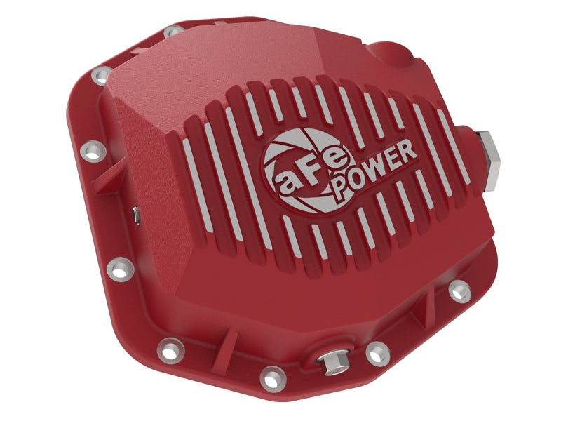 aFe Pro Series Rear Differential Cover Red 2018+ Jeep Wrangler (JL) V6 3.6L (Dana M220)