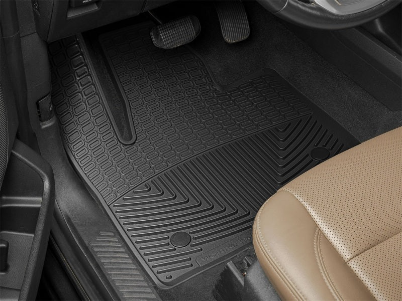 WeatherTech 2018+ Lincoln Navigator / Navigator L Front Rubber Mats - Black