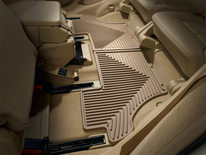 WeatherTech 06+ Mercedes-Benz R-Class (V251) Rear Rubber Mats - Tan