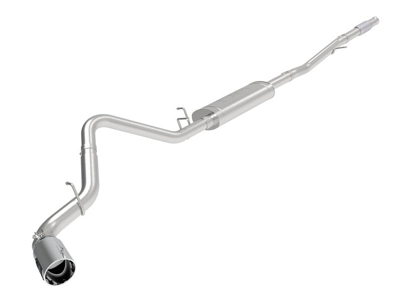 aFe Apollo GT Series 2019 GM Silverado/Sierra 1500 4.3L/5.3L 409 SS CB Exhaust System w/Polished Tip