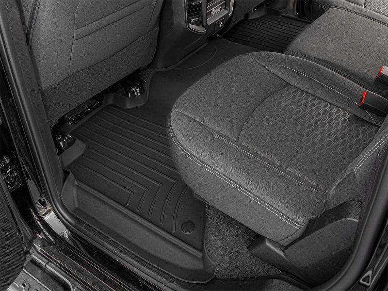WeatherTech 2019+ Dodge RAM Truck 2500/3500 Crew Cab Rear FloorLiner HP - Black