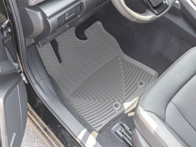 WeatherTech 24-26 Subaru Crosstrek 1st Row Front All-Weather Floor Mats 2pc - Black