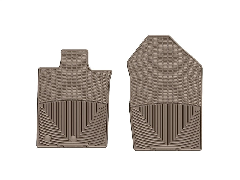 WeatherTech 10+ Lincoln MKZ Front Rubber Mats - Tan