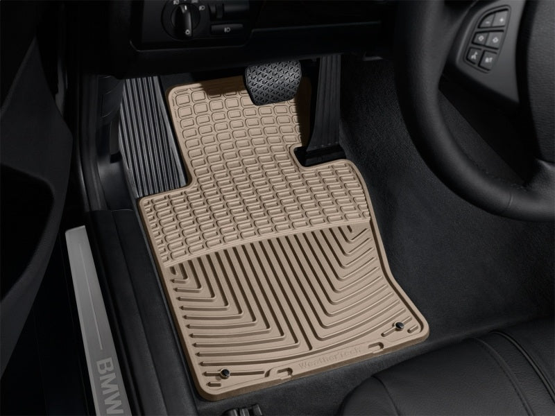WeatherTech 04+ BMW X3 Front Rubber Mats - Tan