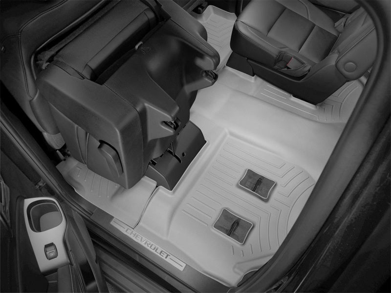 WeatherTech 2015+ Chevrolet Suburban Rear FloorLiner - Grey (Fits w/2nd Row Bucket Seats)