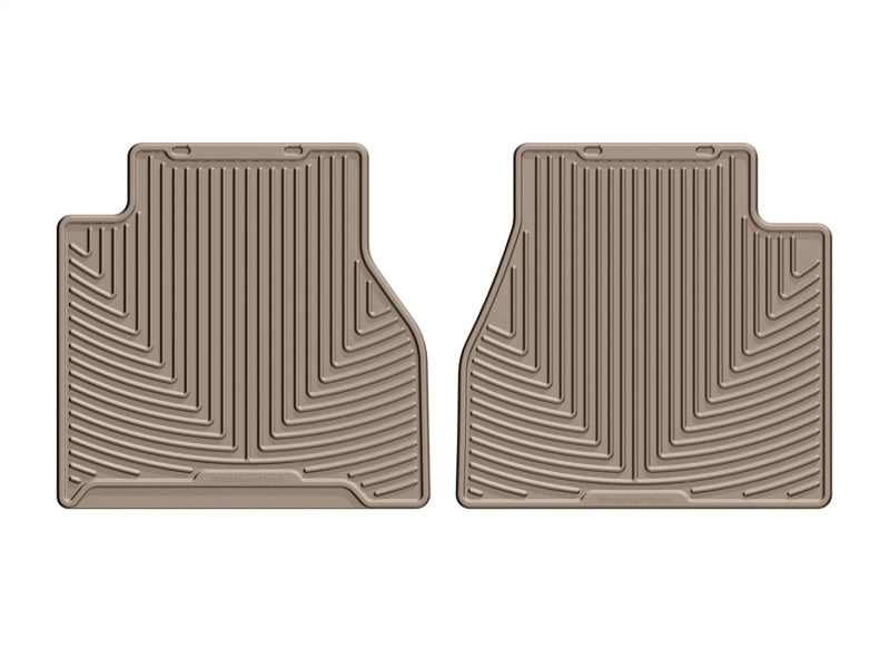WeatherTech 2008+ Nissan Frontier Rear Rubber Mats - Tan