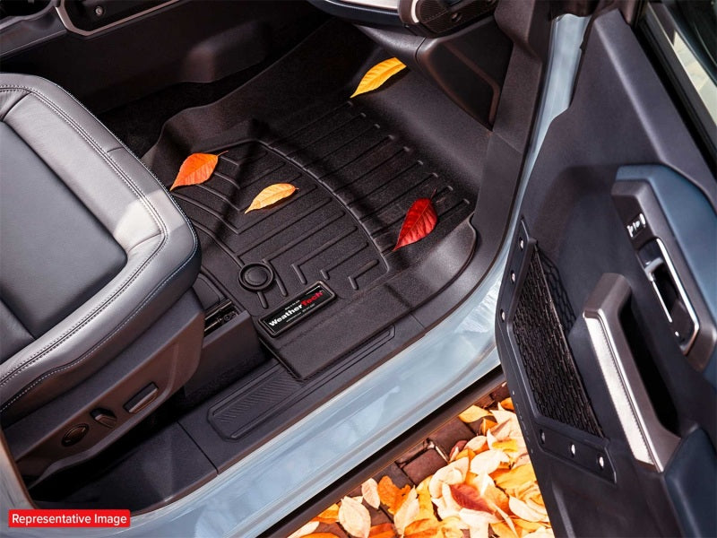 WeatherTech 2018+ Hyundai Kona Front FloorLiner - Black