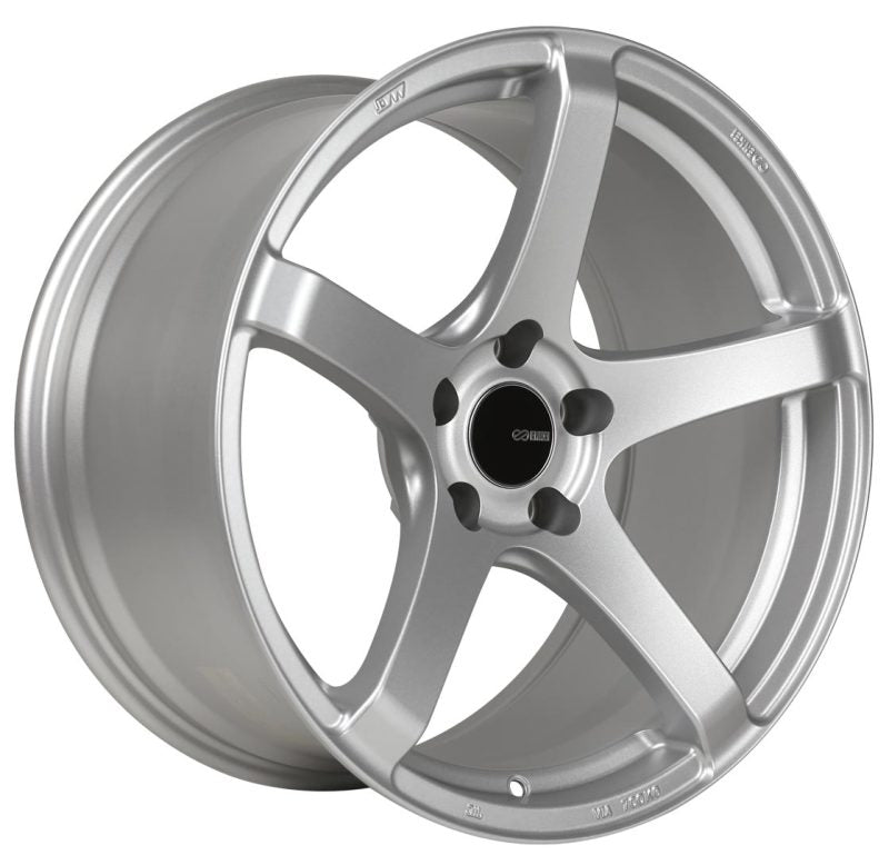 Enkei Kojin 18x8 45mm Offset 5x100 Bolt Pattern 72.6mm Bore Matte Silver Wheel