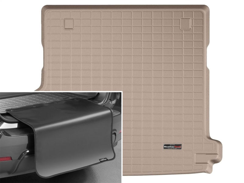 WeatherTech 2017+ Mercedes-Benz E-Class Wagon Cargo Liner w/Bumper Protector - Tan